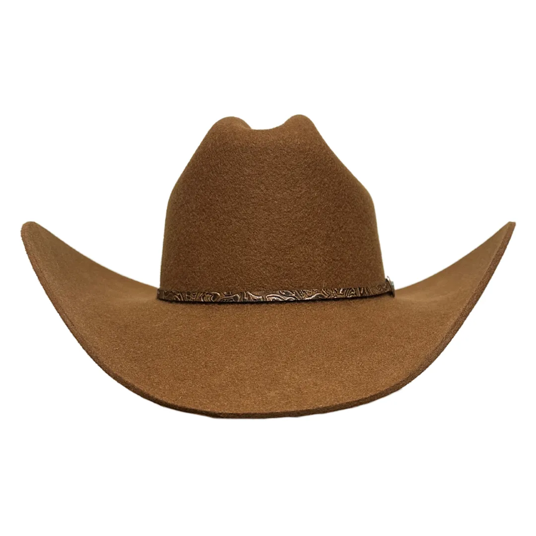 Red Rocks Cognac Felt Cowboy Hat SWREDR-7242