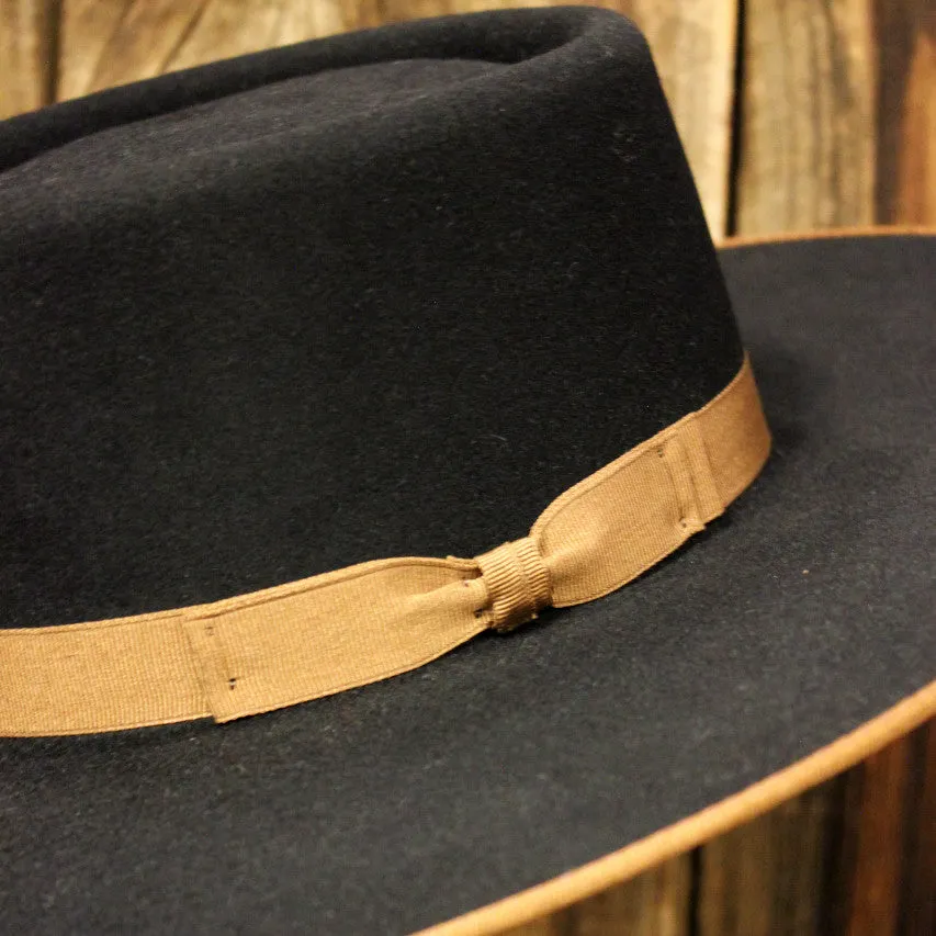 Reno 6X Black Felt Hat