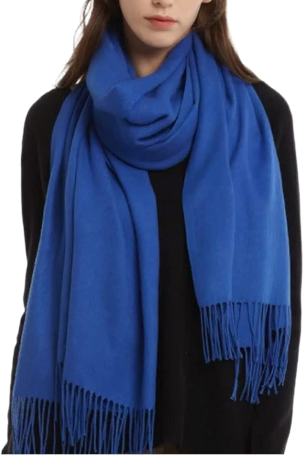 Roll Up Unisex Cashmere Soft Luxurious Cozy Long Winter Scarf Wrap Shawl Scarves Blanket