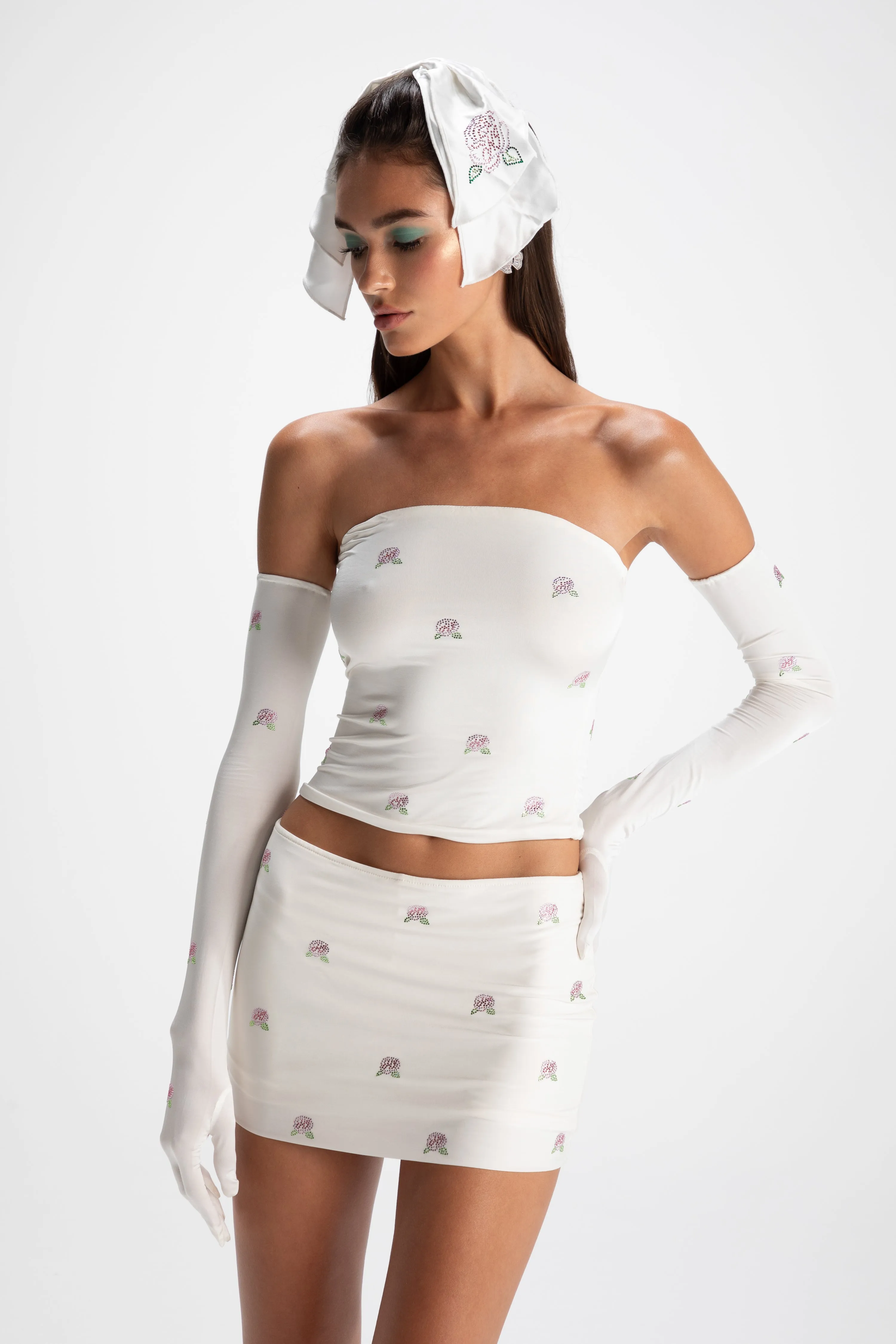 Rosana Gloves (White) (Final Sale)