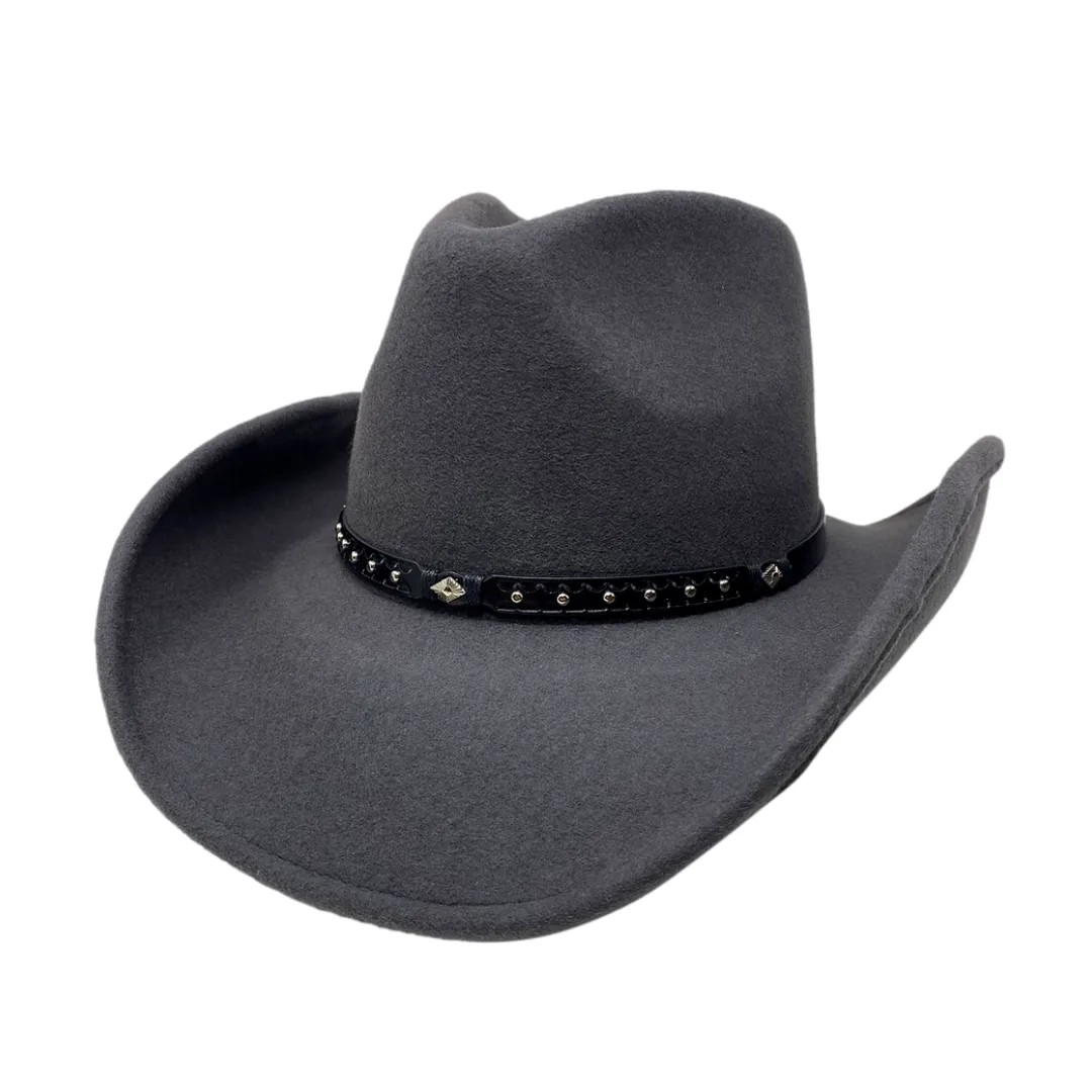 Shapeable Gray Wool Cowboy Hat Lakota by Natko Inc. LAKOTA-GR