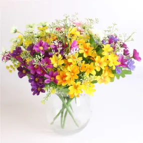 Silk Daisy Decorative Bouquet