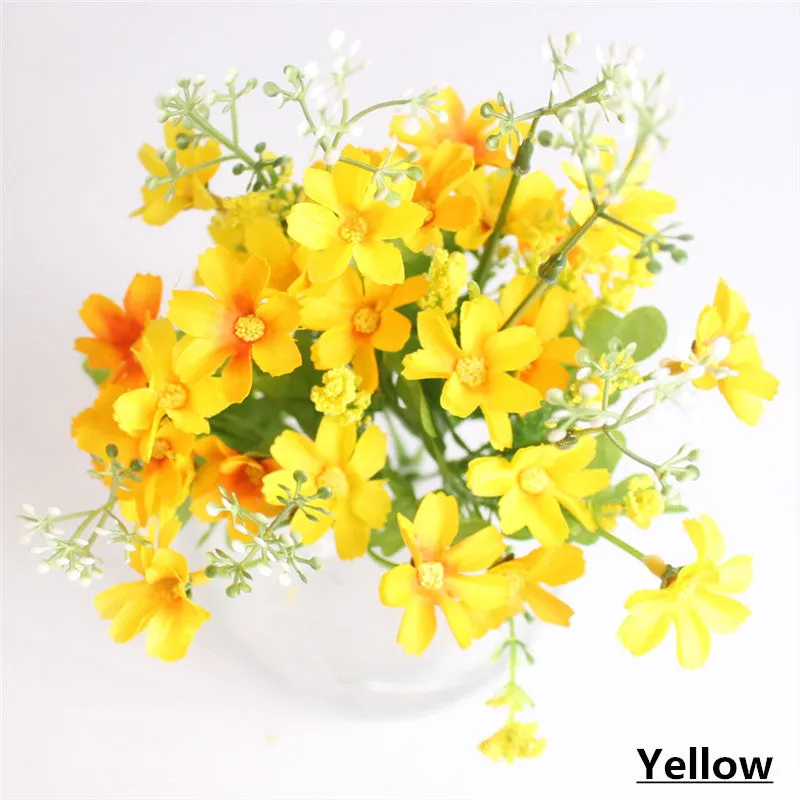 Silk Daisy Decorative Bouquet