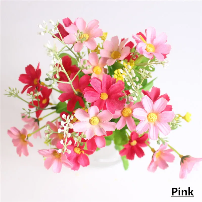 Silk Daisy Decorative Bouquet