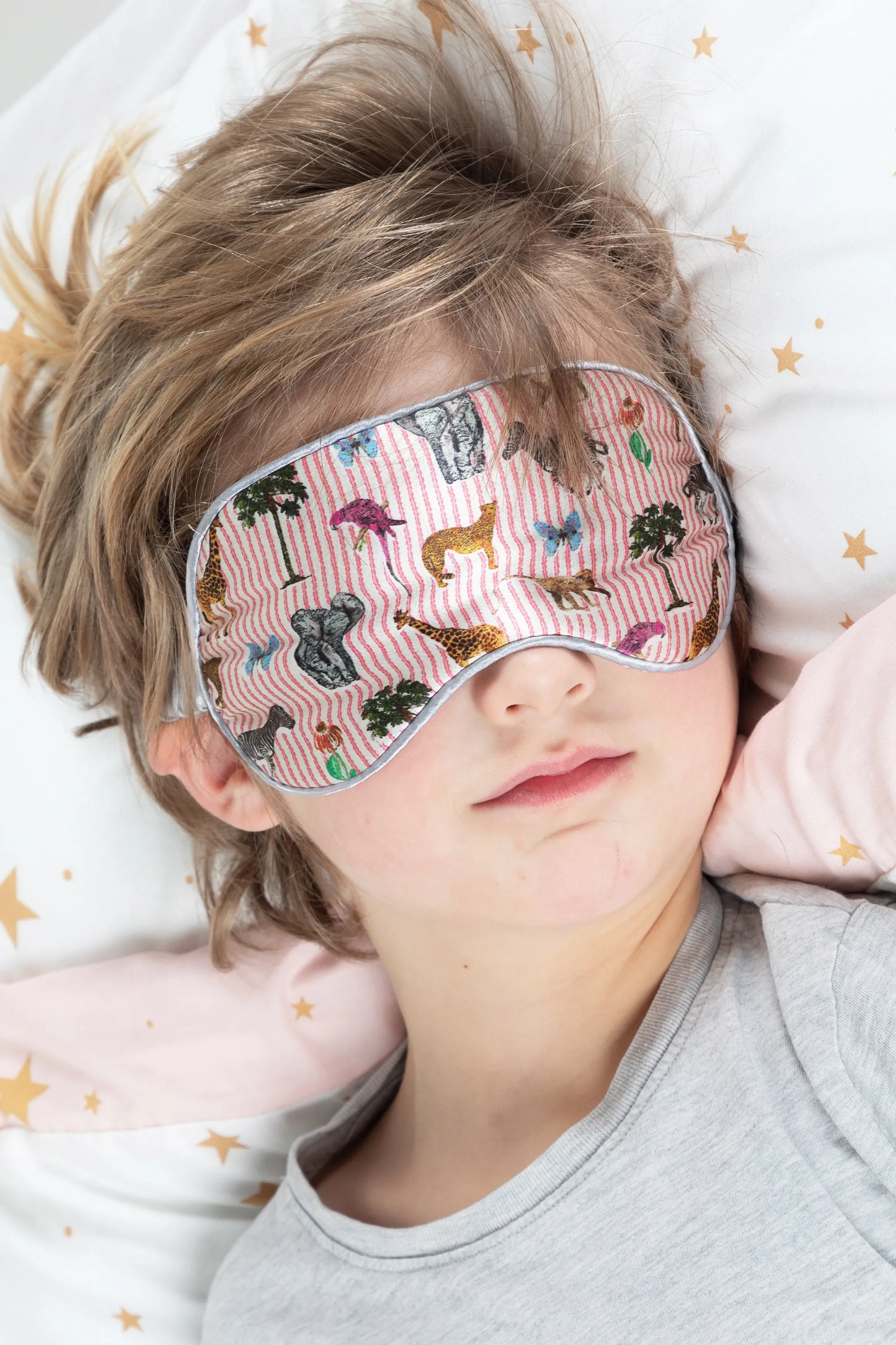 Silk Eye Mask For Kids / "Animals"