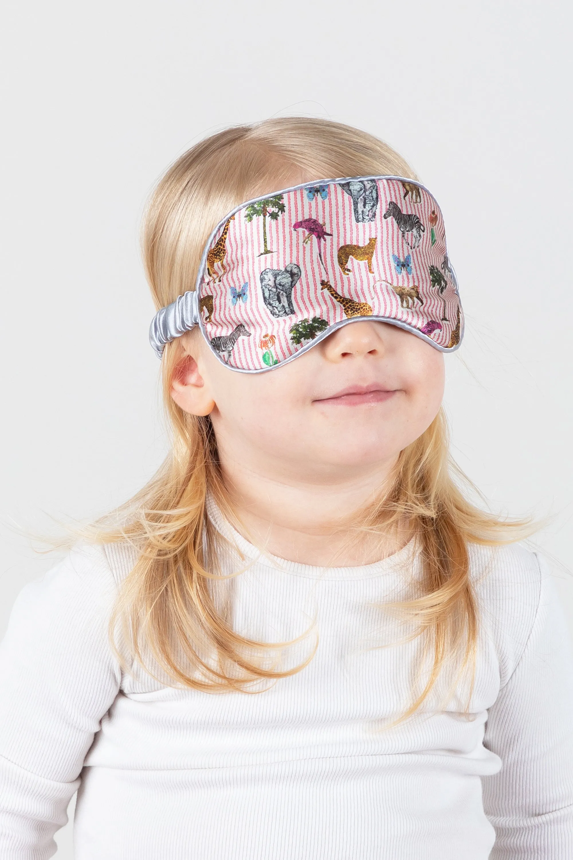 Silk Eye Mask For Kids / "Animals"