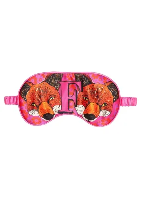 Silk Eye Mask / "F for Fox"