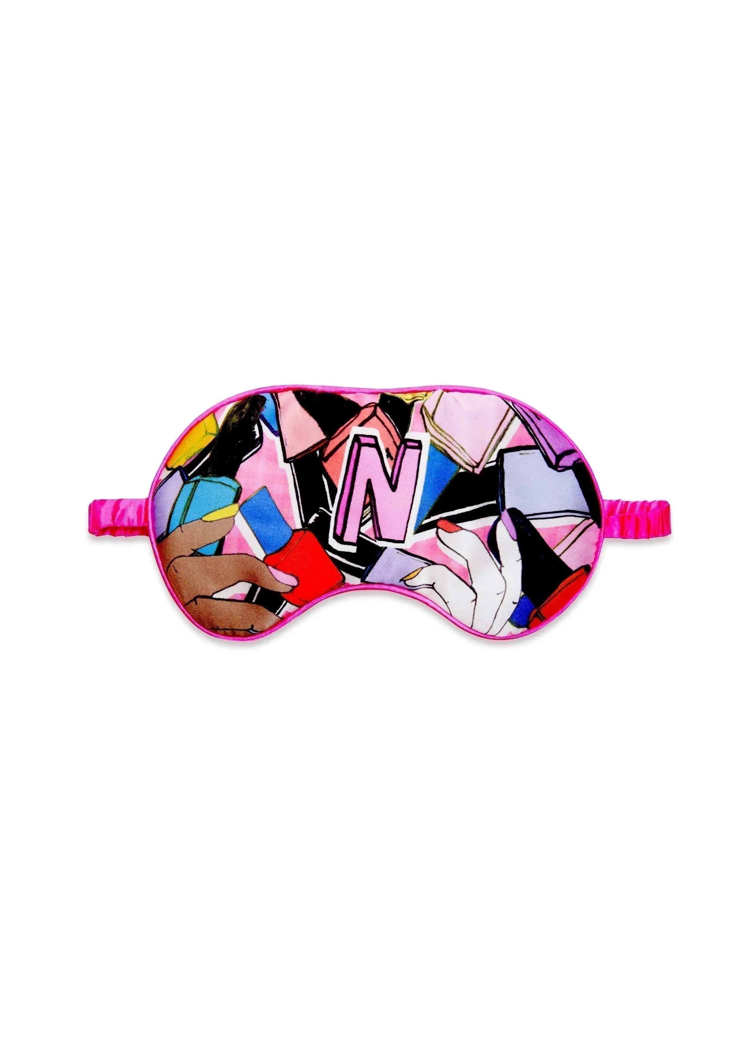 Silk Eye Mask / "N for Nails"