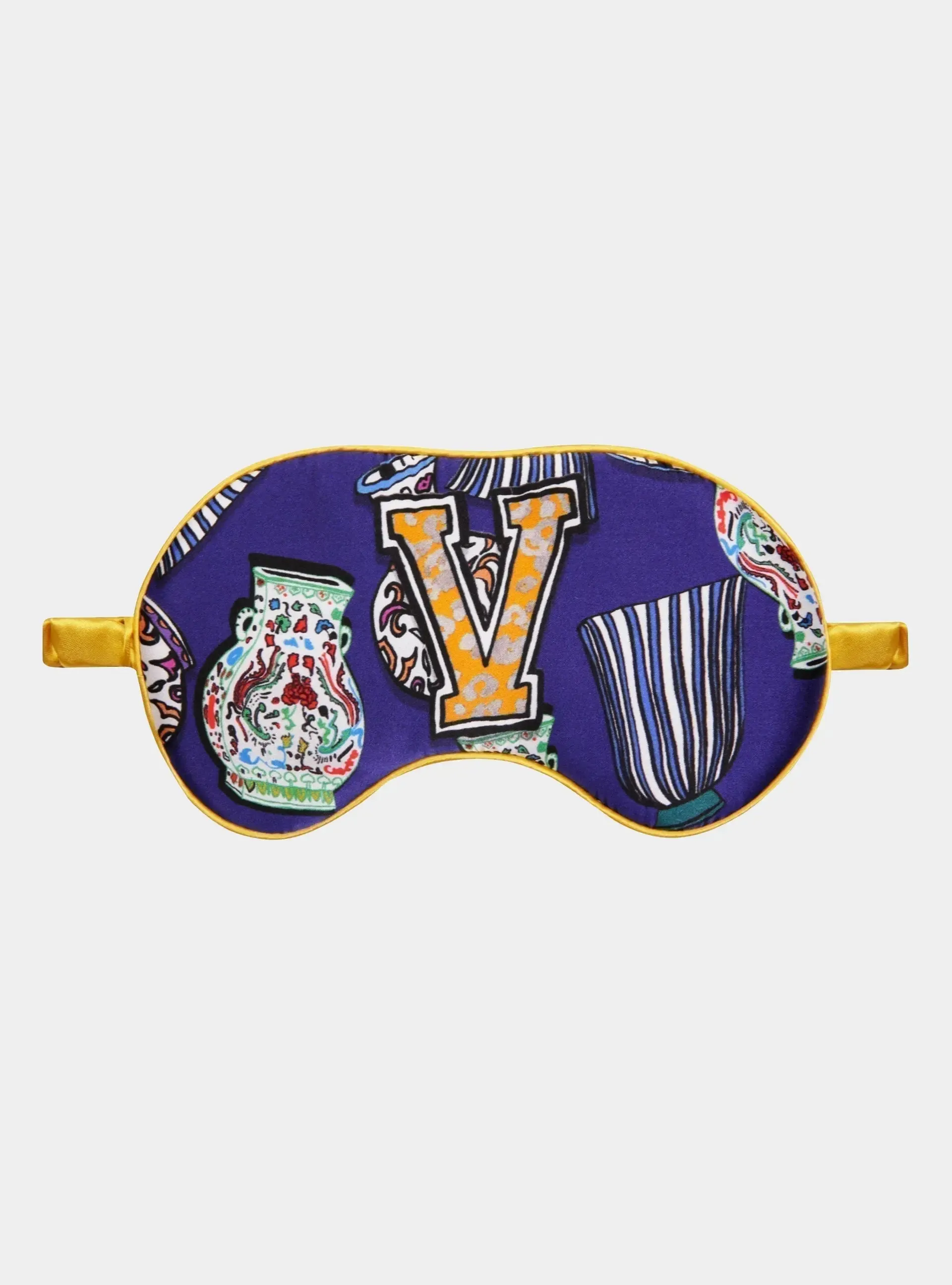Silk Eye Mask / "V for Vase"