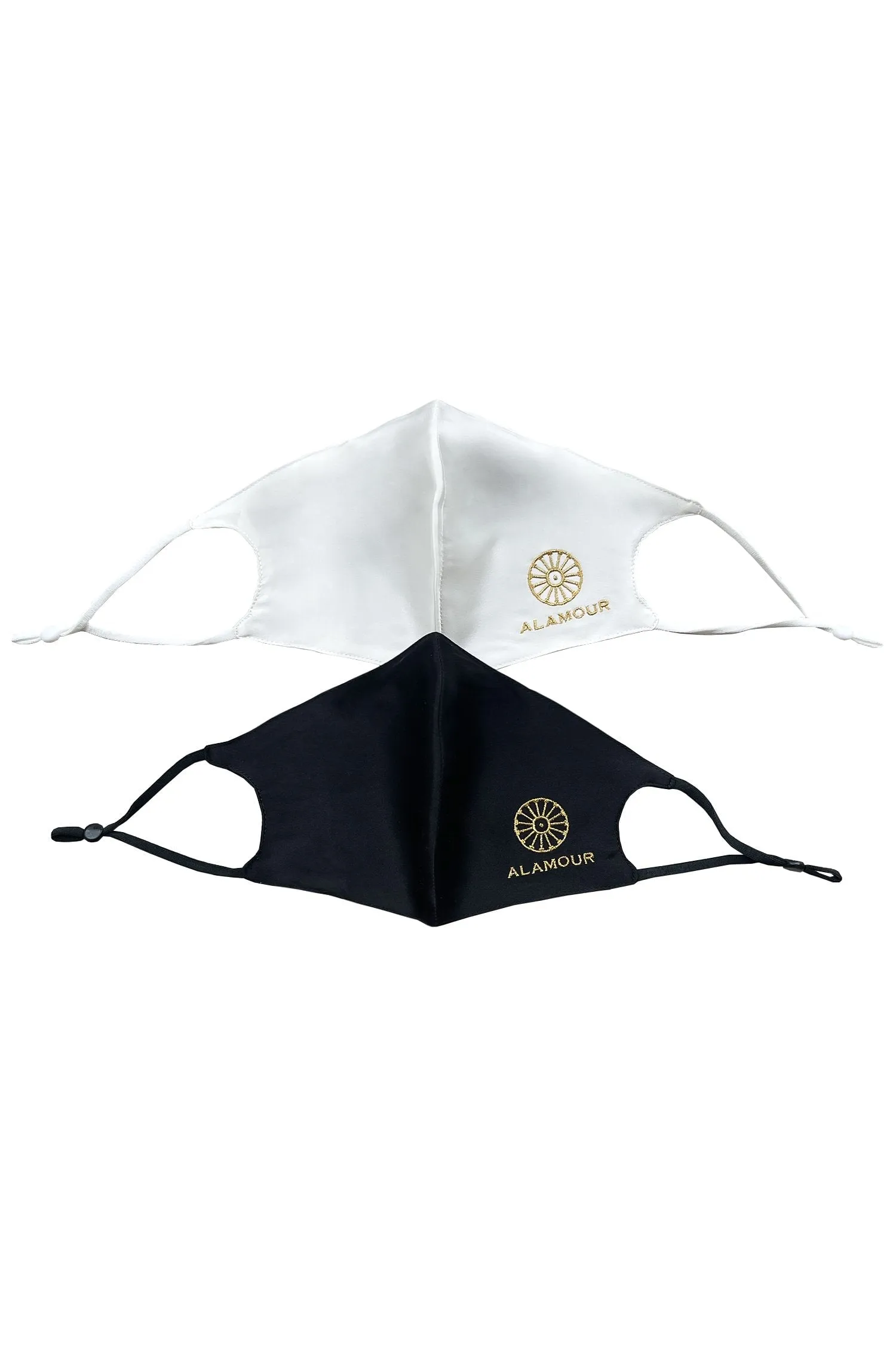 Silk Face Mask - Black