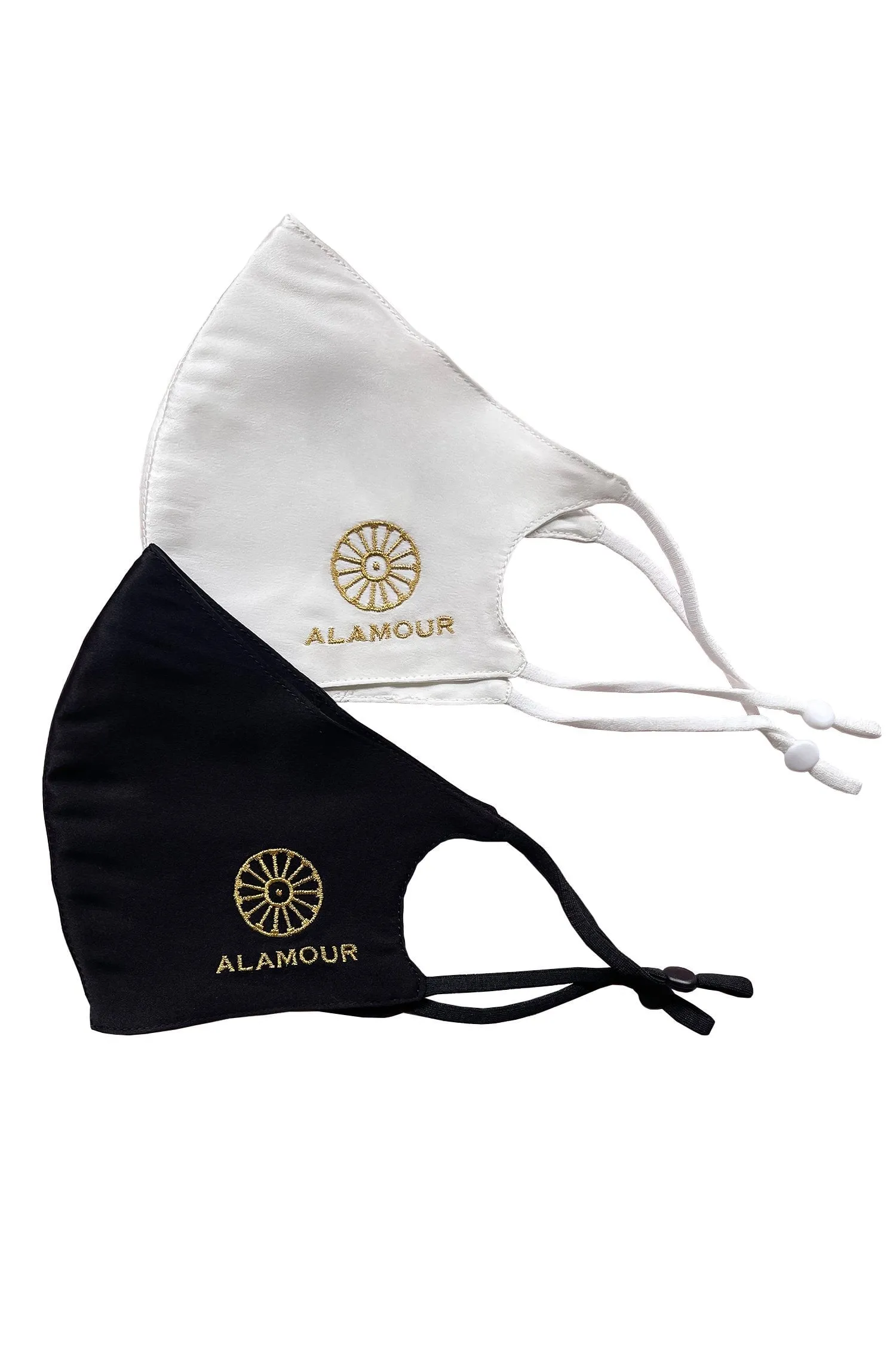 Silk Face Mask - Black