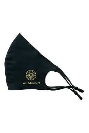Silk Face Mask - Black
