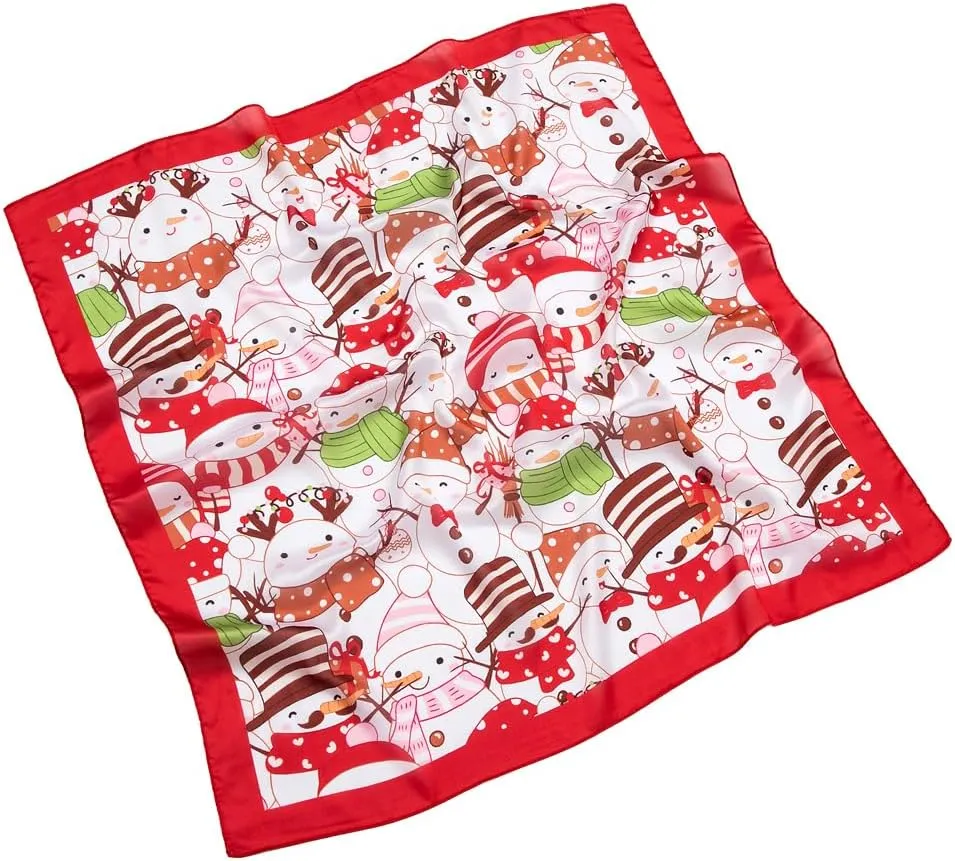 Silk Like Scarf Head Scarf Fashion Pattern Hair Scarf Design Neck Scarfs