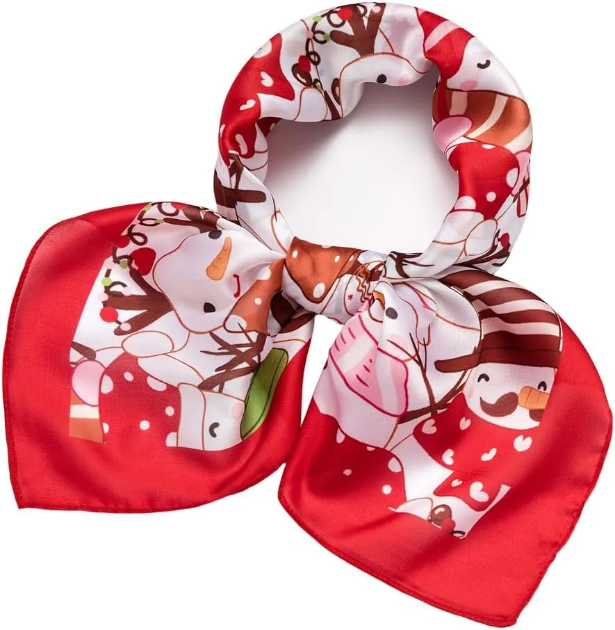 Silk Like Scarf Head Scarf Fashion Pattern Hair Scarf Design Neck Scarfs