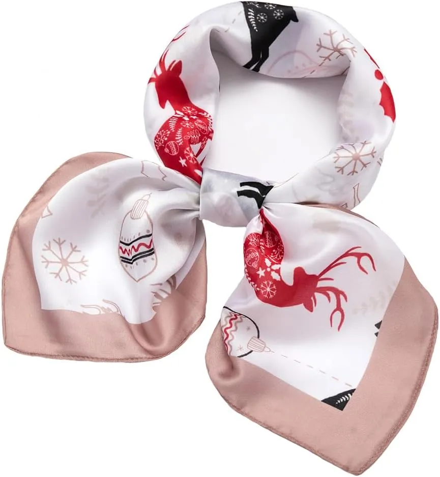 Silk Like Scarf Head Scarf Fashion Pattern Hair Scarf Design Neck Scarfs