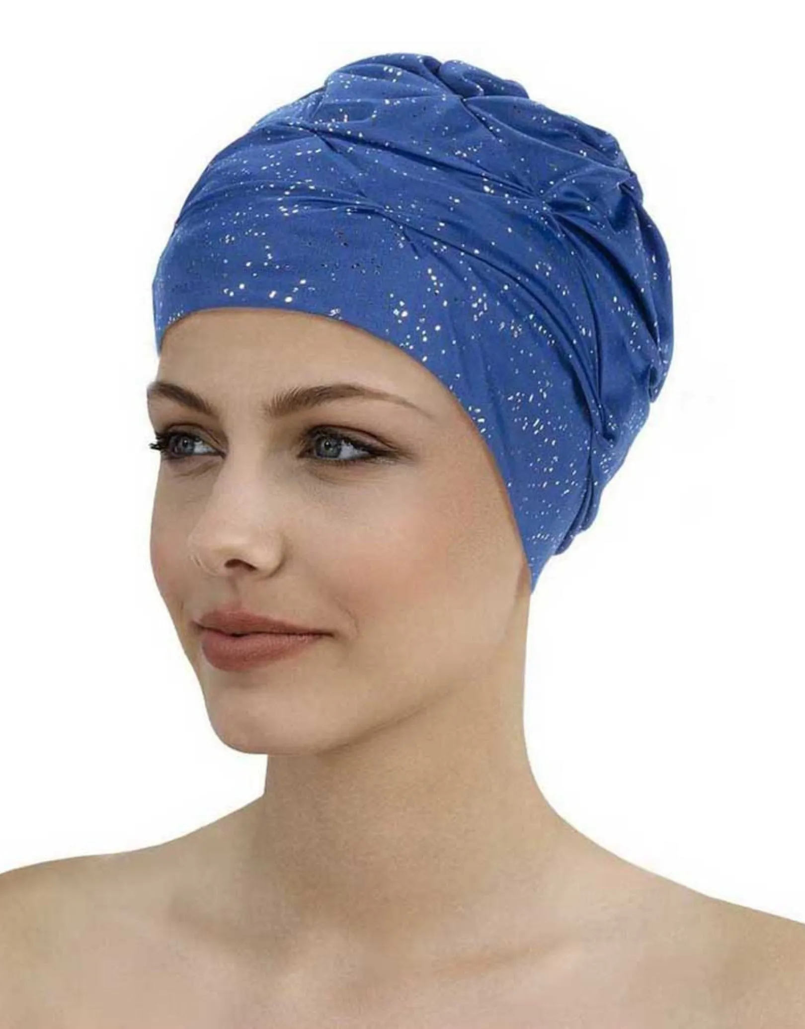 Sparkle Fabric Swim Cap