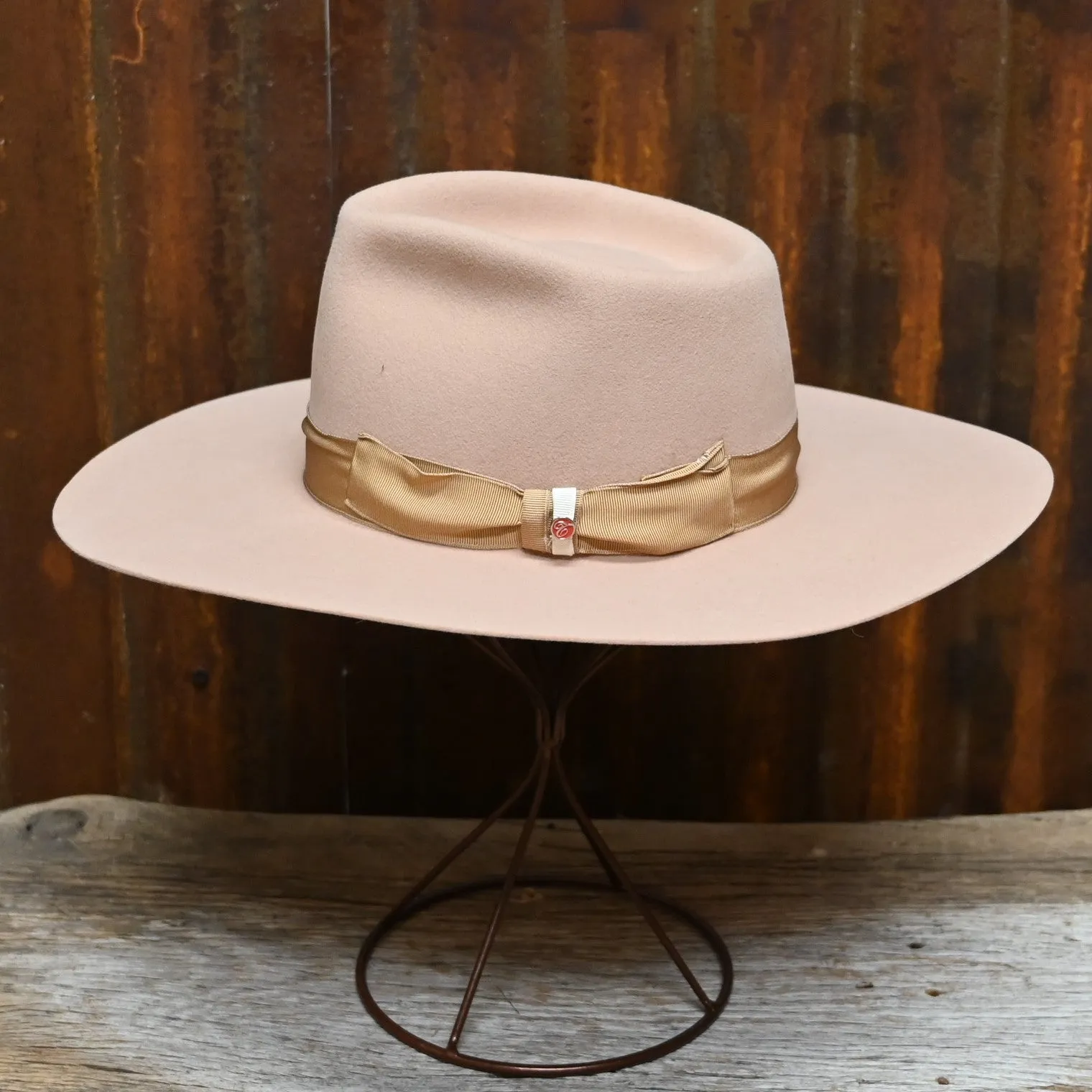 Tacchino Fashion Hat  in Baby Pink