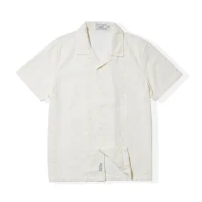 The Resort Embroidered Shirt - Ecru
