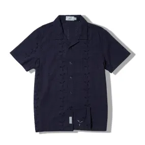 The Resort Embroidered Shirt - Graphite