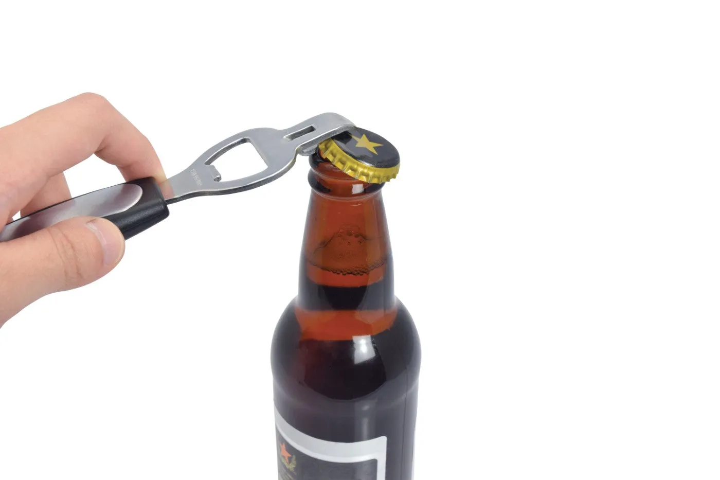The World's Greatest Bar Tool 4-in-1 Bottle & Can Opener & Drink Garnishing Tool