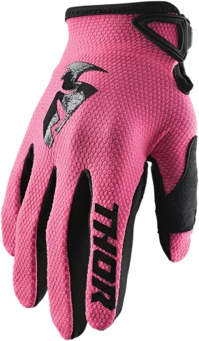 THOR Women's Sector Gloves - Pink - Small 3331-0187