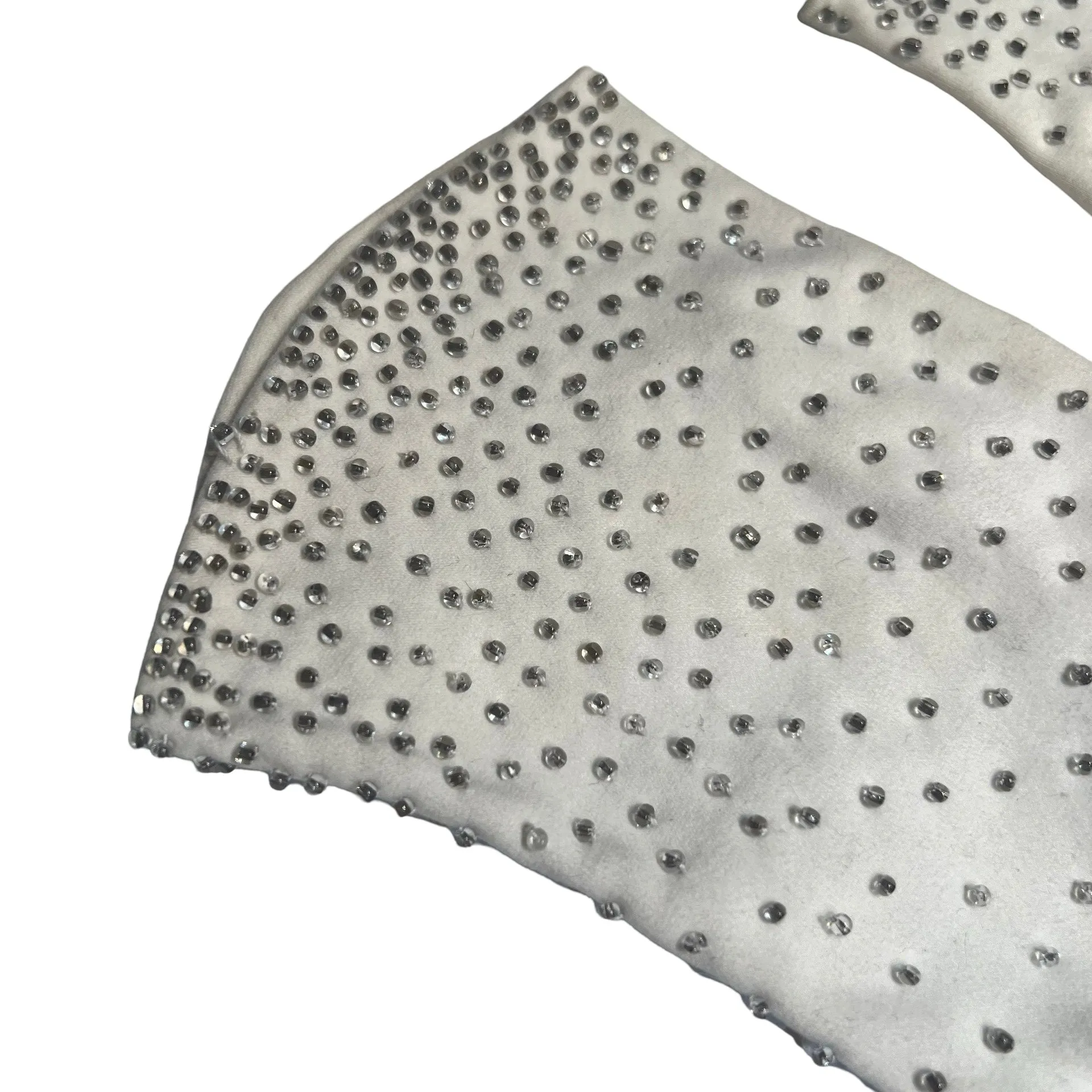 Vintage 1950s Crystal Embellished Gloves