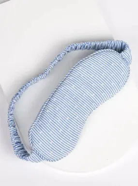 Viola Ethical-Cotton Eye Mask - Mountain Blue