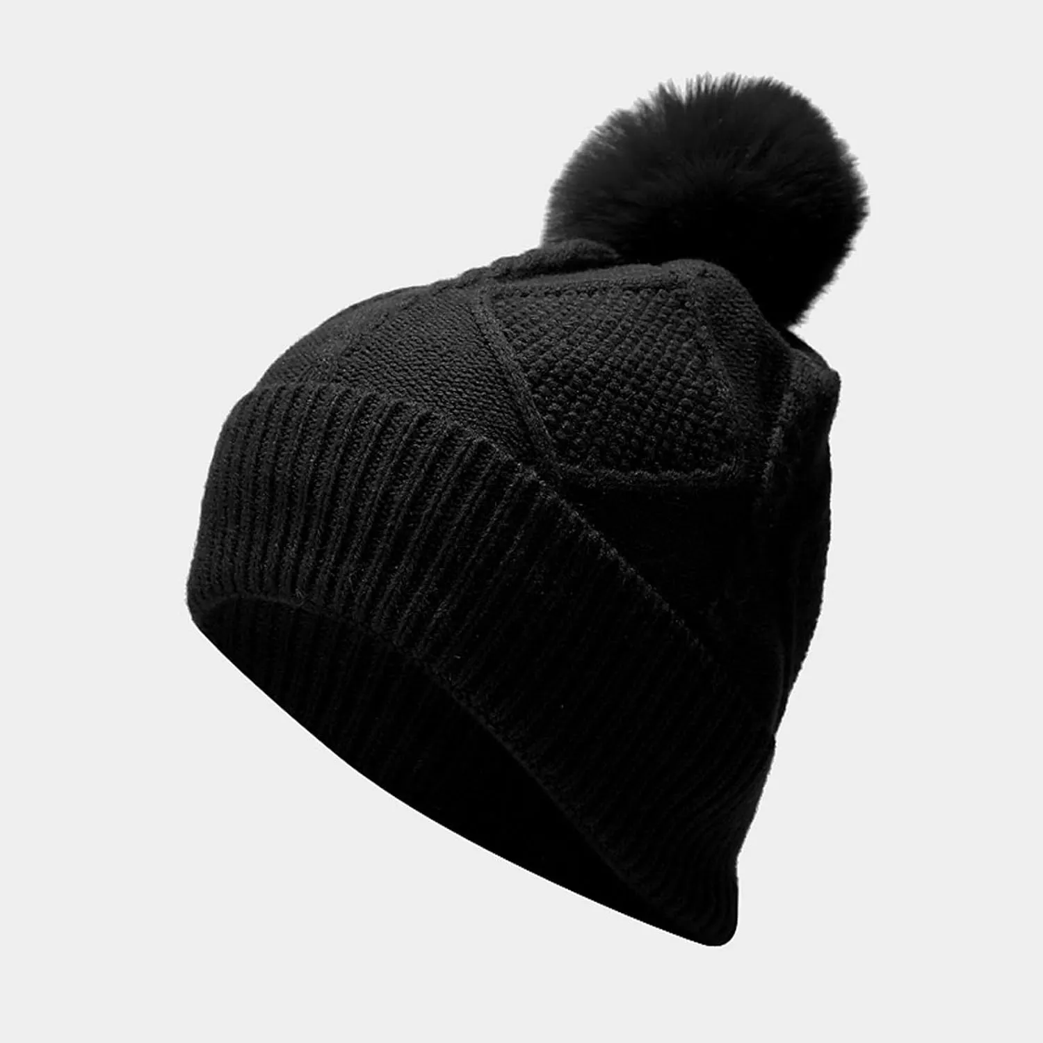 Warm Knit Scarf Gloves Winter Cycling Men Adult Skiing Hat Sets Hat Women Windproof Knitted Baseball Caps for Vacation