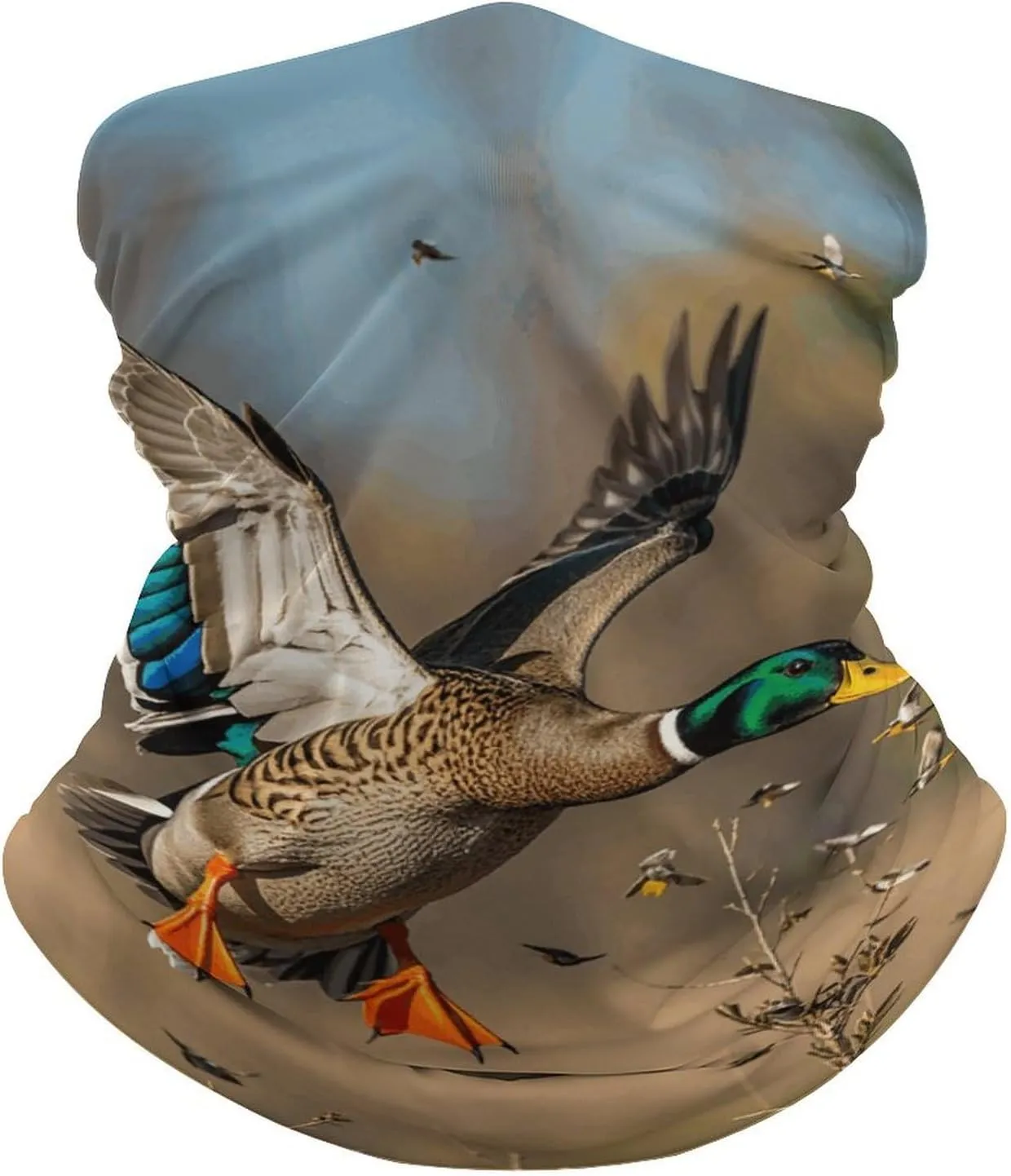 Wild Ducks And Tree Balaclava UV Protection Face Mask Breathable Neck Gaiter Ski Mask for Men Women Headwear Bandana Elastic Face Scarf