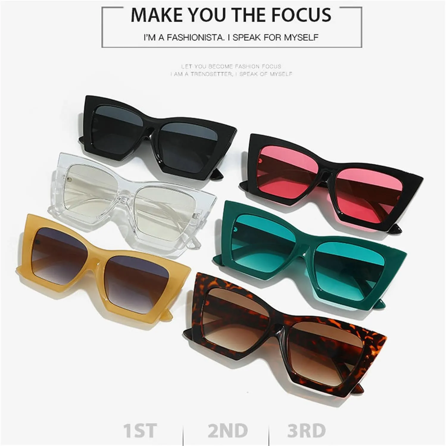 willochra Vintage cat eye Sunglasses Women Men Fashion Square Big Frame Sun Glasses Female Designer Retro Shades