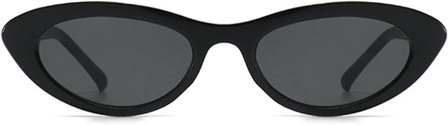willochra Women Oval Sunglasses Fashion Luxury Small Sexy Cat Eye Sunglasses Women Vintage Designer Punk Shades Eyewear