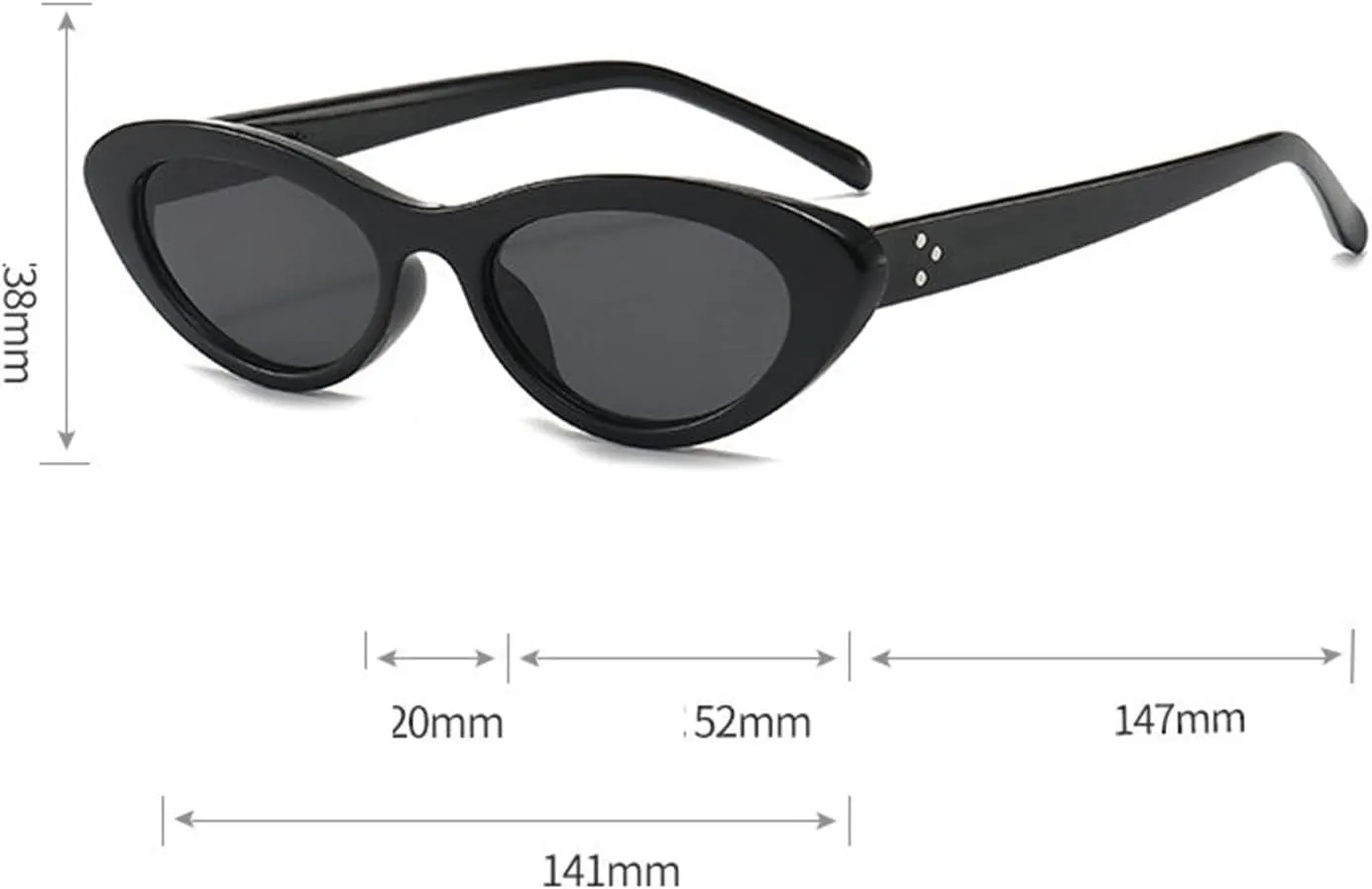 willochra Women Oval Sunglasses Fashion Luxury Small Sexy Cat Eye Sunglasses Women Vintage Designer Punk Shades Eyewear