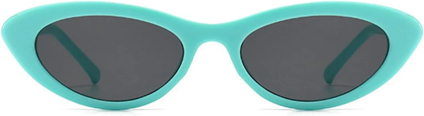willochra Women Oval Sunglasses Fashion Luxury Small Sexy Cat Eye Sunglasses Women Vintage Designer Punk Shades Eyewear