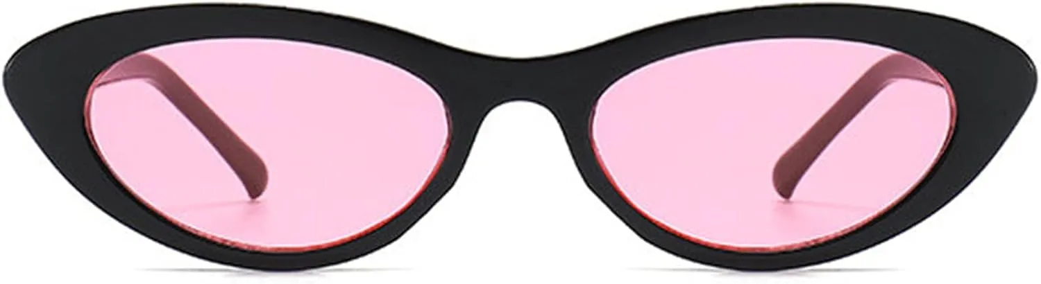 willochra Women Oval Sunglasses Fashion Luxury Small Sexy Cat Eye Sunglasses Women Vintage Designer Punk Shades Eyewear
