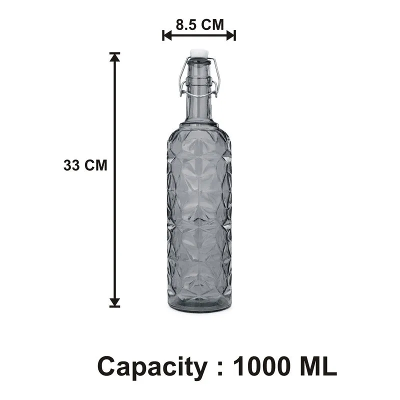 Wren 1000 ML Water Bottle With 200 ML Glass - Five Piece Set