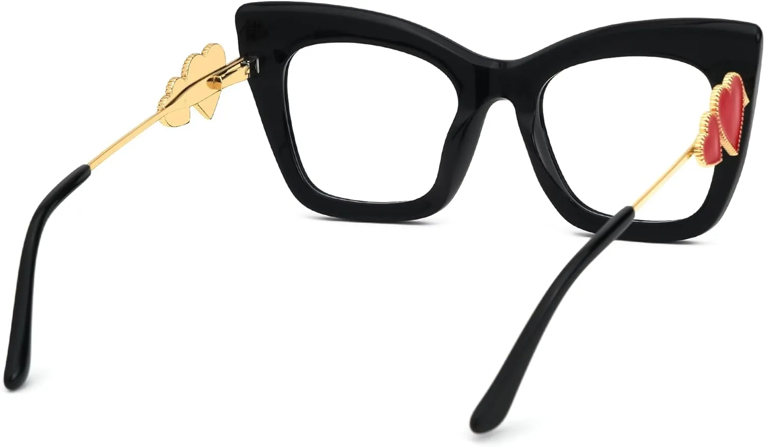 Zeelool Stylish Cat Eye Glasses Frame for Women with Non-prescription Clear Lens Cagle ZJGX143665